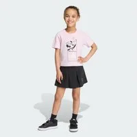 adidas Sportswear Trainingsanzug ADIDAS DISNEY MINNIE MAUS SET, T-SHIRT UND SHORTS (1-tlg)