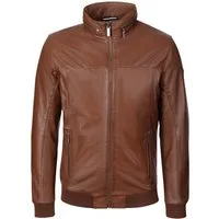 bugatti Lederjacke Florenz Herren Bomberjacke, Freizeitjacke, Blazer, Pufferjacke, Übergangsjacke