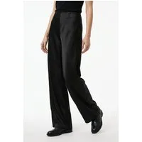 Y.A.S Anzughose YASPELLA HW WIDE PANTS S. NOOS mit Stretch, glänzend