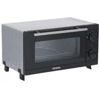 Toastofen TO 2052, Mini-Backofen schwarz/silber