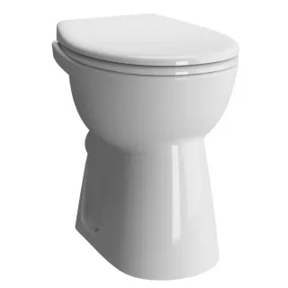 VitrA Conforma Stand-Flachspül-WC 5815B003-0087 35,5x48x46cm, plus 6cm, Abgang waagerecht, weiß