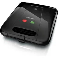 Arendo Sandwichmaker XXL für 4 Sandwiches, Sandwichtoaster für große Toasts, BPA Frei, 1400 W, Antihaftbeschichtet, Schnellaufheizung, Temperaturregelung, 1400 W