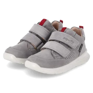 Superfit Klettschuhe BREEZE - Gr. 22 - Grau - Rauleder