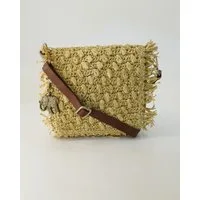 Anokhi Umhängetasche Bag, Obermaterial: Bast