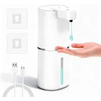 Minicloss Seifenspender Automatischer Seifenspender Wandmontage – Elektrischer Seifenspender, (1-tlg), USB-C wiederaufladbar, wasserdicht für Küche & Bad