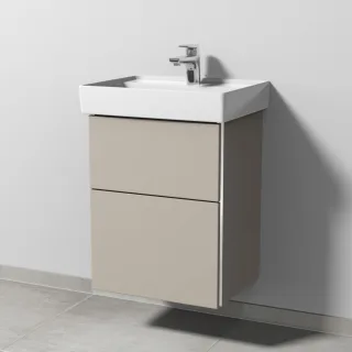 Sanipa 3way Waschtischunterbau zu Villeroy & Boch Collaro Waschtisch mit 2 Auszügen, Kaschmir-Matt BP8321U