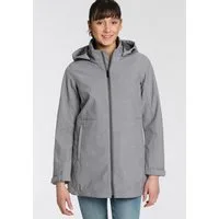 Killtec Parka KOW 95 WMN SFTSHLL PRK mit abnehmbarer Kapuze