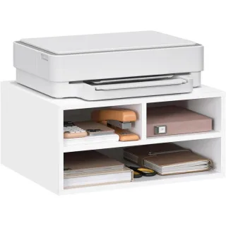 Woltu Aktenregal, Weiß, Holzwerkstoff, 1 Fächer, Rechteckig, 47x22.5x40 cm, Arbeitszimmer, Bürozubehör