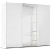 OTTO home Schwebetürenschrank Kleiderschrank Kleiderschränke Schrank Garderobe AGORDO mit Glasfront (Breiten 203/271/315/360 cm, Höhen 210/229 cm) durchdachte Innenausstattung, in 4 Breiten und 2 Höhen MADE IN GERMANY