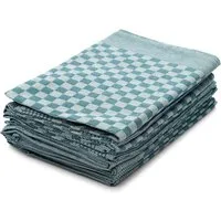 Hometex Premium Textiles Geschirrtuch Trockentuch, Profi-Küchentücher , (10er Set Geschirrtuch Grubentuch, 100% Baumwolle Zwirn, Sehr saugfähig - Premium Qualität)