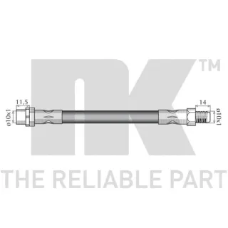 NK Bremsschlauch vorne Nissan Qashqai 1 8522125