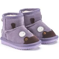 Snugs SNUGS Lammfell Stiefel Kinder - Warm und bequem Winterstiefel Kinder Winterstiefel (Wild-Leder Stiefel, Lammfell Schuhe) Stiefel für Kinder