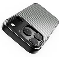 AVANA Handyhülle für iPhone 17 / Pro / Air / Pro Max Hülle Silikon Schutzhülle Case, Slim Cover, Bumper, Carbon Optik