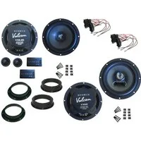 DSX Hifonics Lautsprecher Set für Skoda Octavia II 1Z Tür vorn hinten 390W Auto-Lautsprecher (190 W)