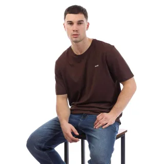 Hugo - "Dero 99" T-Shirt für Herren, Baumwolle, Regulär (Braun)