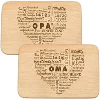 Spruchreif® Frühstücksbrett Frühstücksbrettchen mit Gravur Familie · Geschenk Eltern/Großeltern