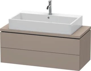 Duravit L-Cube Konsolenwaschtischunterbau wandhängend Basalt Matt 1020x477x400 mm - LC580904343 LC580904343