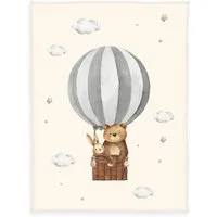 Babydecke babybest Ballonfahrt, Baby Best, niedliches Motiv