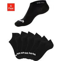 Bench. Sportsocken Damen Herren Sneaker Socken, Niedrige Socken (Packung, 6-Paar, No Show Gr. 35-38 bis 47-48) Sneakersocken verschwinden im Schuh