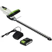TRUTZHOLM Akku-Heckenschere 20V 2.0 Ah 520 mm Schnittlänge mit Akku und Schnellladegerät