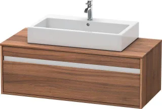 Duravit Ketho Konsolenwaschtischunterbau wandhängend Nussbaum Matt 1200x550x426 mm - KT669607979 KT669607979
