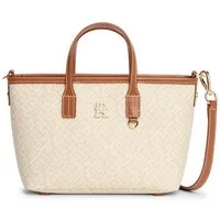 Tommy Hilfiger Tragetasche TH MONOPLAY MINI TOTE LE, Damen Handtasche, Umhängetasche, Schultertasche mit TH-Allover-Druck