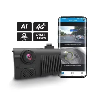 Samaeye SD21 4K AI Dash Cam Dual Lens 4G GPS Tracker WiFi ADAS DMS Driver Monitoring Face Recognition SOS DVR Driving Re