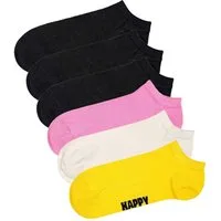 Happy Socks Sneakersocken Unisex Socken 6er Pack Baumwolle (Packung, 6er Pack)