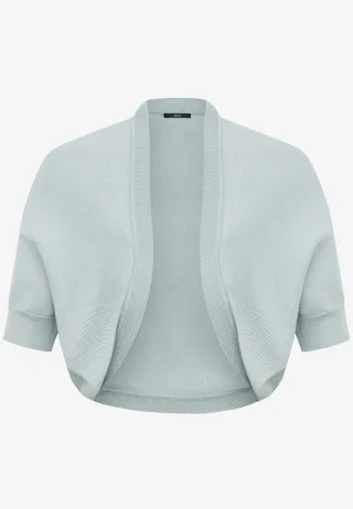 zero - Bolero kurzarm silver blue - Gr. - L