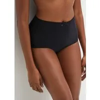 bonprix High-Waist-Slip (Packung, 4-St) Highwaist Schnitt, aus Ajourmuster aus Baumwolle, mit Elasthan-Anteil