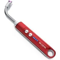 Brandson Feuerzeug elektrisch, Lichtbogen Stabfeuerzeug USB aufladbar (1-St), Kerzenanzünder für Küche, Kerzen, Gasherde, Grill, Kamin, flammenlos