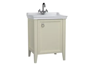 VitrA Valarte Set 65 cm Möbelwaschtisch + Waschtischunterschrank 1 Tür Türanschlag Matt,62261 62261