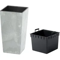 Prosperplast Pflanzkübel Urbi Square Beton, BxTxH: 26,5x26,5x50 cm