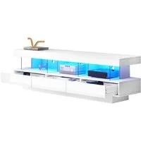 Odikalo TV-Schrank Fernseher TV-Ständer TV -Stand 160*38*50,5cm App-Steuerung Bluetooth