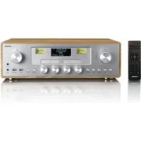 Lenco DAR-281WDSI Radio (DAB+ Radio,Tabelle Radio, Stereo DAB+/FM Radio, 2x 15W, QI-Charging (10W), CD/USB, BT 5.0)