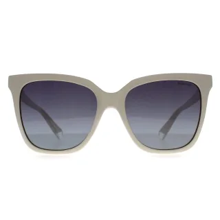 Polaroid PLD 4155/S/X VK6 WJ weiÃŸ grau Gradient polarisierte Sonnenbrille