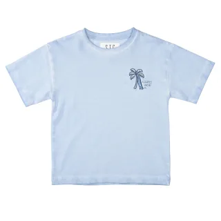 STACCATO - Kn.-T-Shirt, oversized dusty blue - Gr. - 116/122