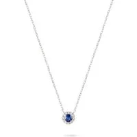 CHRIST Collier CHRIST Damen-Kette 585er Weißgold 1 Farbstein