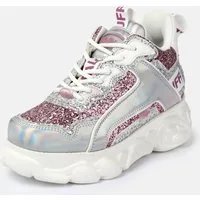 Buffalo CLD Chai Plateausneaker Schnürschuh, Halbschuh, Chunky-Sneaker mit Glitter