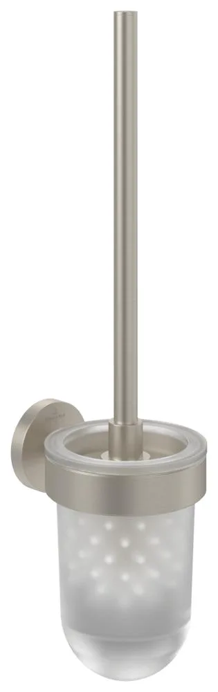 Villeroy & Boch Toilettenbürstengarnitur Elements - Tender 94x118x353mm Brushed Nickel Matt TVA15101600064