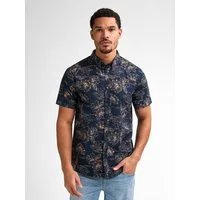 Petrol Industries Kurzarmshirt mit All-Over Print