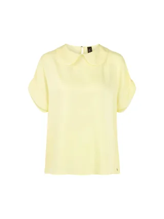 Marc Cain Collections - Fließende Bluse mit Kurzarm deep limonella - Gr. - 42