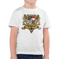 Shirtracer T-Shirt Bayern Wappen Bayernland Freistaat Bayern (1-tlg) Mode für Oktoberfest Kinder Outfit