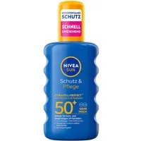 Nivea Sun Sonnenschutzspray Schutz & Pflege Sonnenspray LSF 50+ 200ml, 1-tlg.