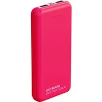 OUTMARK SWIFTER 10.000 2x USB-A Ausgang, 1x USB-C zum Laden der Powerbank 10000 mAh, Fast Charge 2 x 2,4A
