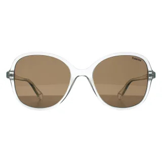 Polaroid Butterfly Damen Transparent Grau Braun Polarisiert PLD 4136/S