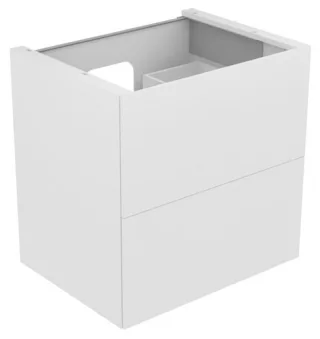 Keuco Waschtischunterschrank Edition 11 31342, 2 Front-Auszüge cashmere/Glas cashmere, 31342180000 31342180000