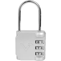 Valkental Zahlenbügelschloss QuickLock, verriegelt Fahrradtasche an Gepäckträger