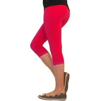 YESET Caprihose Mädchen Kinder Leggings Leggins Hose Capri 3/4 kurz Spitze Baumwolle P