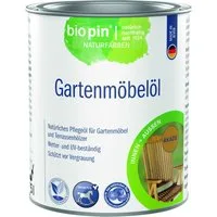 Bio Pin Holzöl Biopin Naturfarben Gartenmöbelöl 750 ml akazie